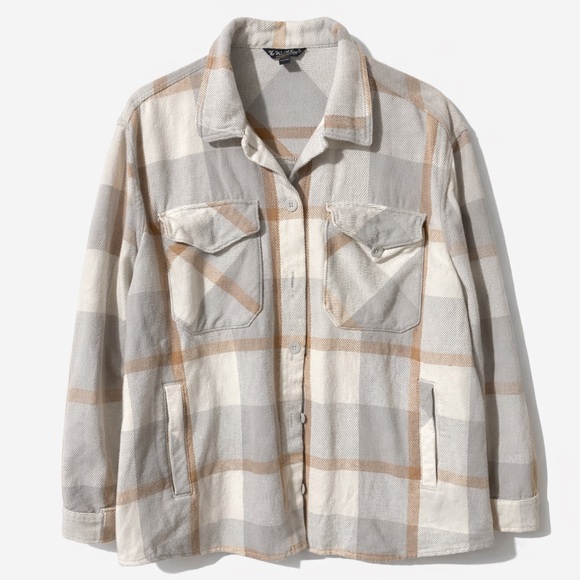 the b.c. clothing co Jackets & Blazers - Stylish Women's Plaid Shirt Jacket